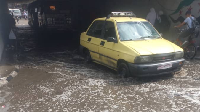 The first rain after the drought... Damascus remembers its old joy and faces its new problems