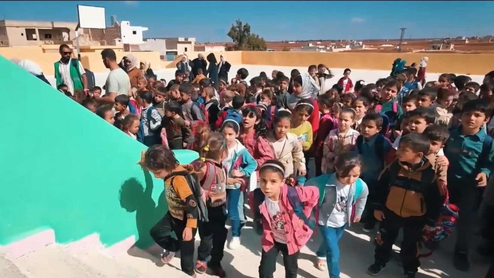 Saraqib schools regain life: five schools return to receive students after renovation