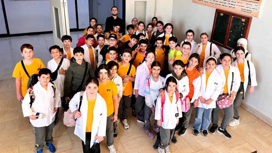زيارة مبكرة… طلاب الأساسي يستكشفون الهندسة الزراعية في جامعة دمشق