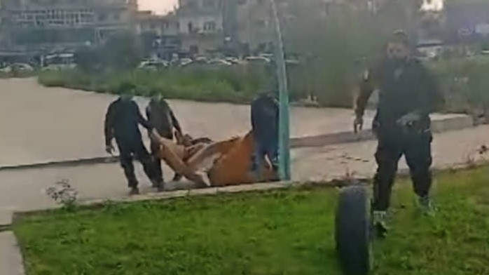 Abbasids police respond to manifestations of vandalism and attacks on public areas