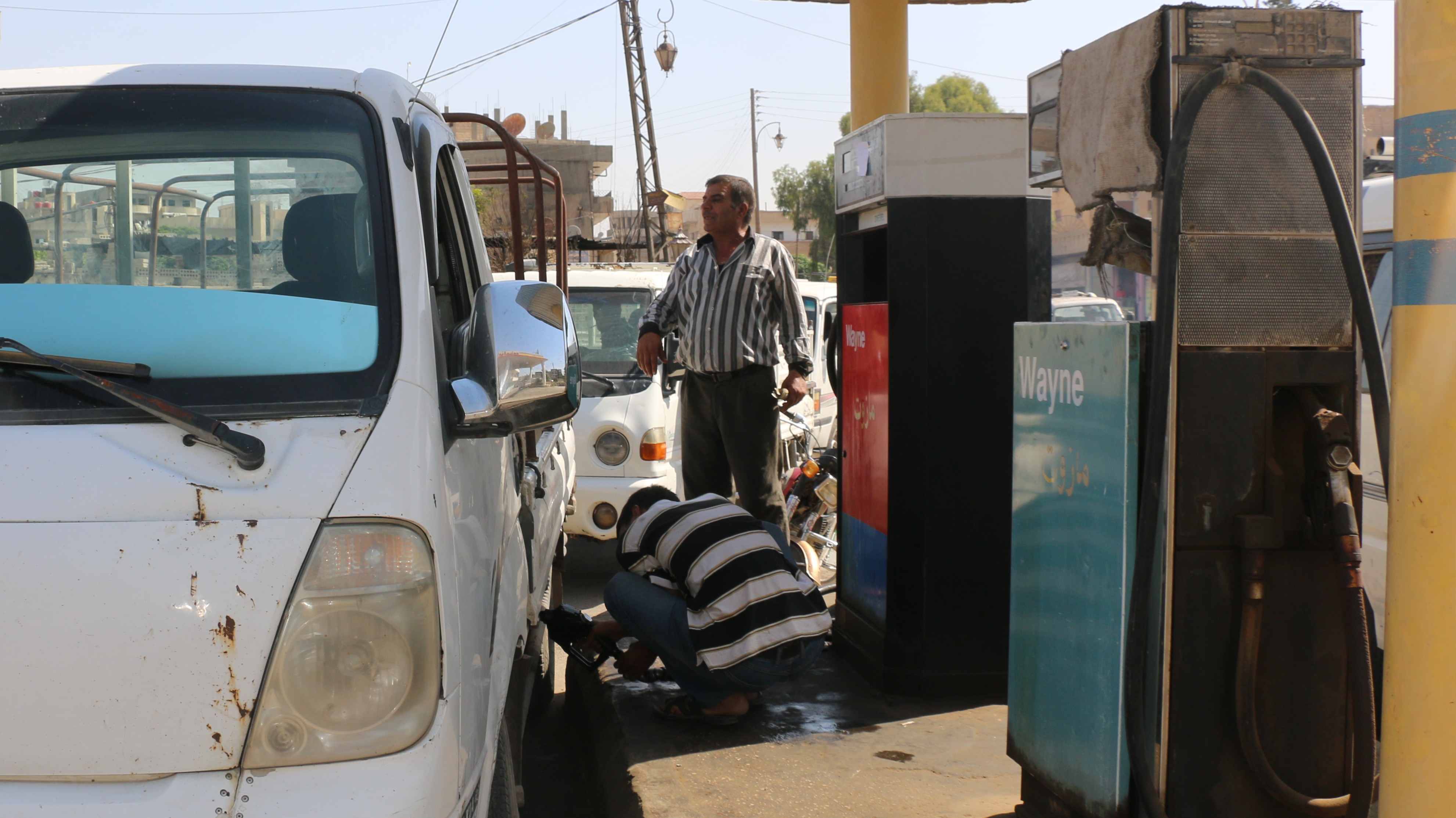 The issuance of petrol cards has stopped in Hasaka