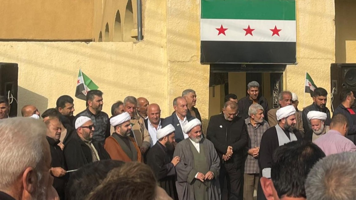 A public rally in Nubl and Zahraa on the one-year anniversary of the “Great Liberation Operation”