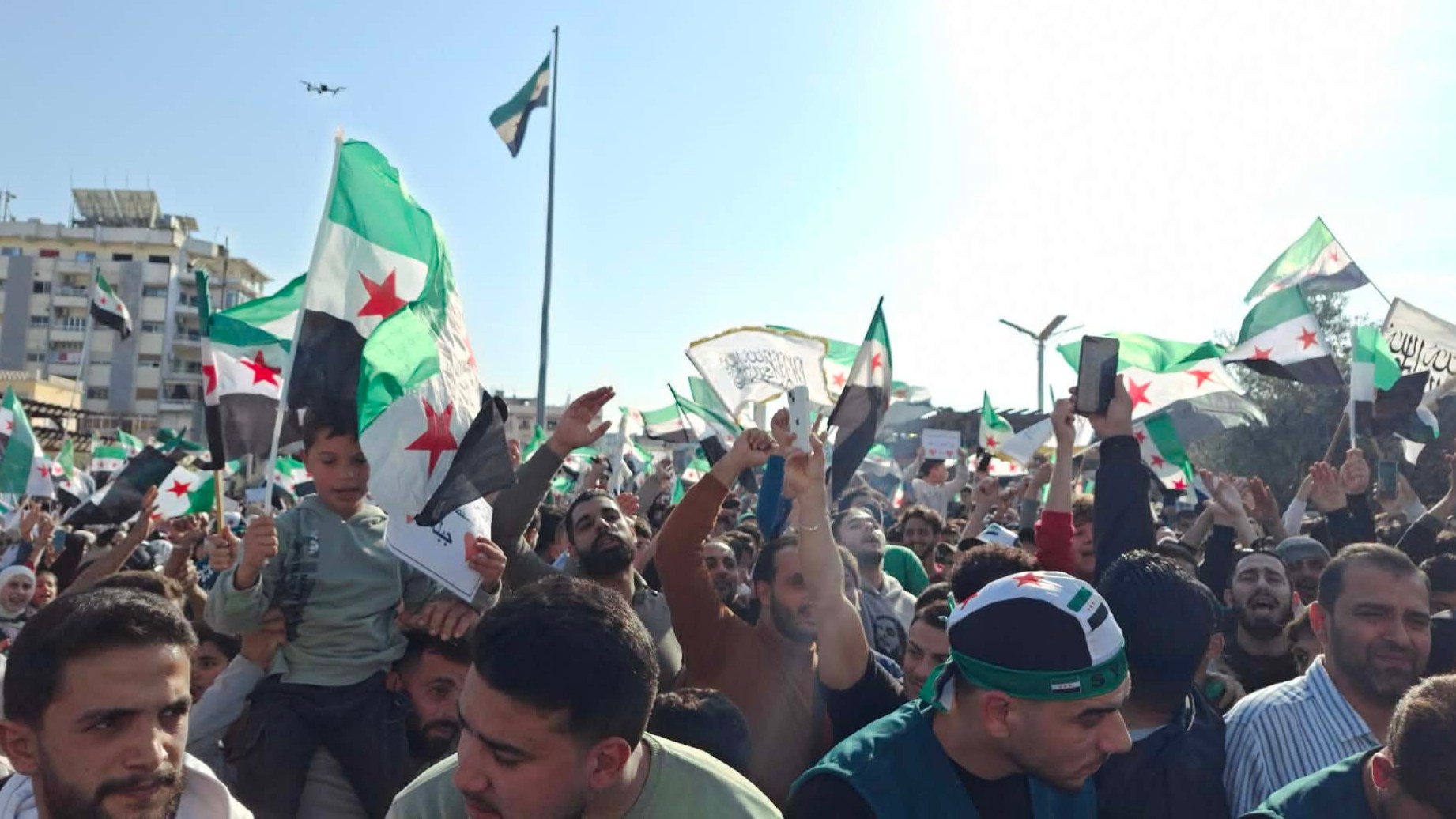 Participants in the Latakia demonstrations: We want one country for all its people