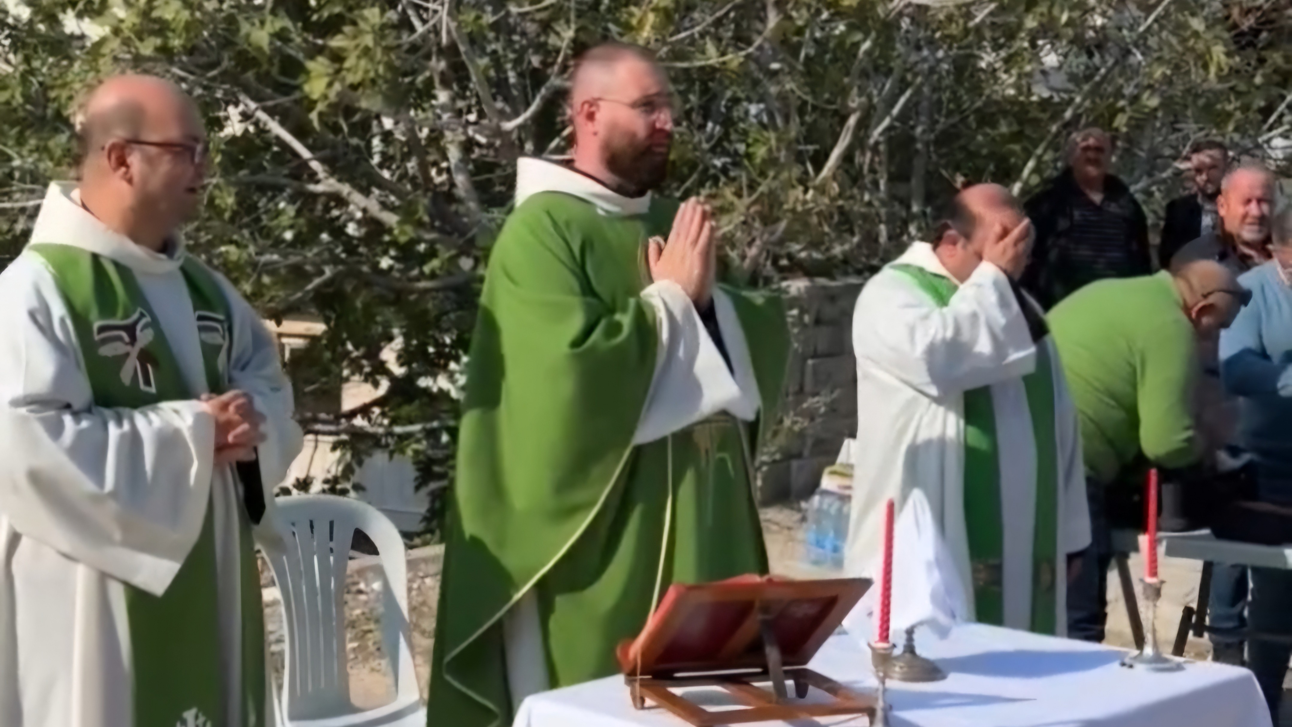 Idlib regains its diversity.. Holy Mass in Ghassaniya for the first time in 14 years