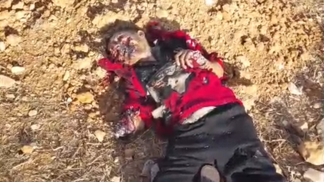 A child was killed and another injured in a mine explosion in Ma'arshuren, east of Idlib