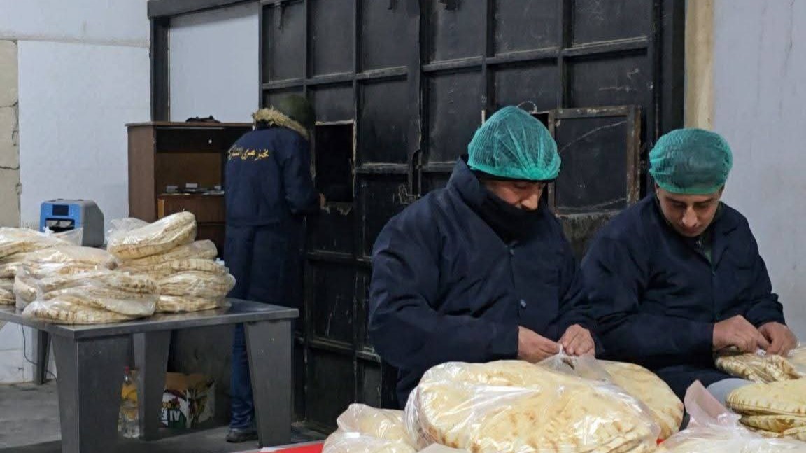 ربطة الخبز في درعا ب25 ليرة