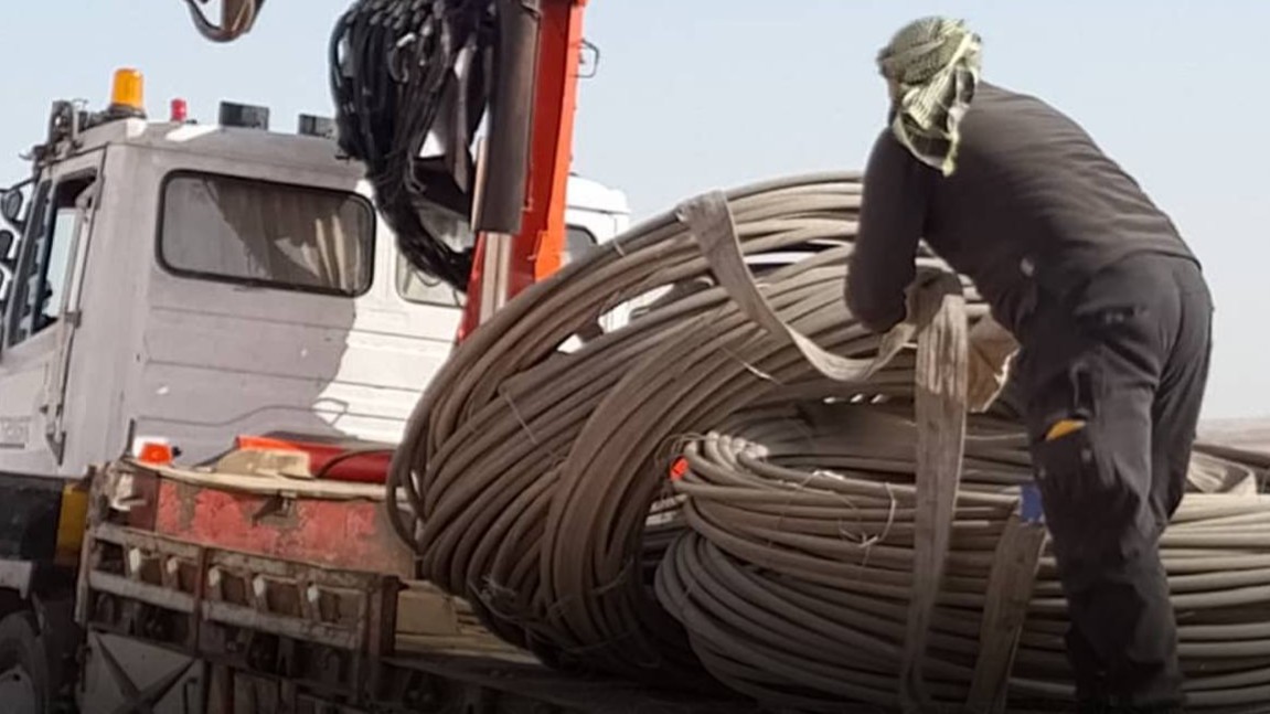 عملية أمنية في الميادين تستعيد طنين من المعدات الكهربائية المسروقة