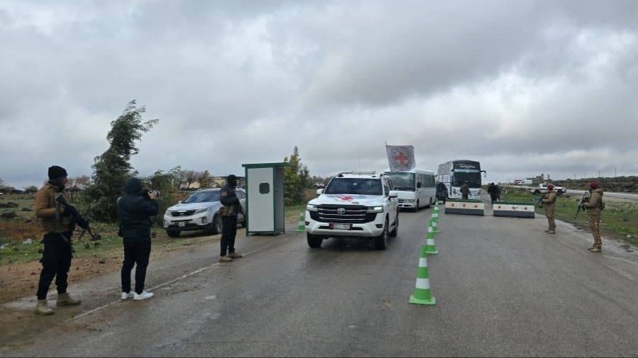 Prisoner exchange between the Syrian government and the “National Guard Forces” under the supervision of the Red Cross