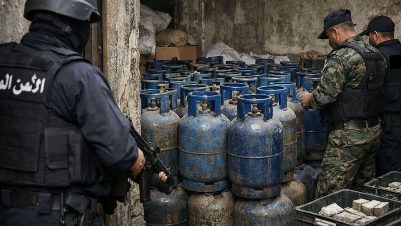 درعا... ضبط مستودع غاز منزلي معدّ للبيع في السوق السوداء