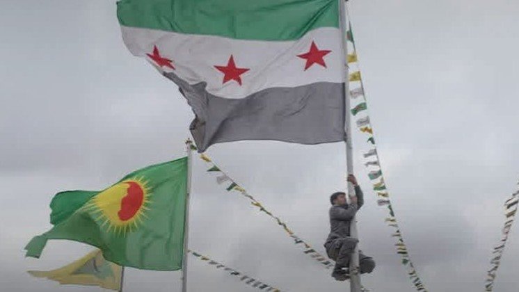 Young Man Arrested in Kobani After Lowering Flag During Nowruz Celebrations
