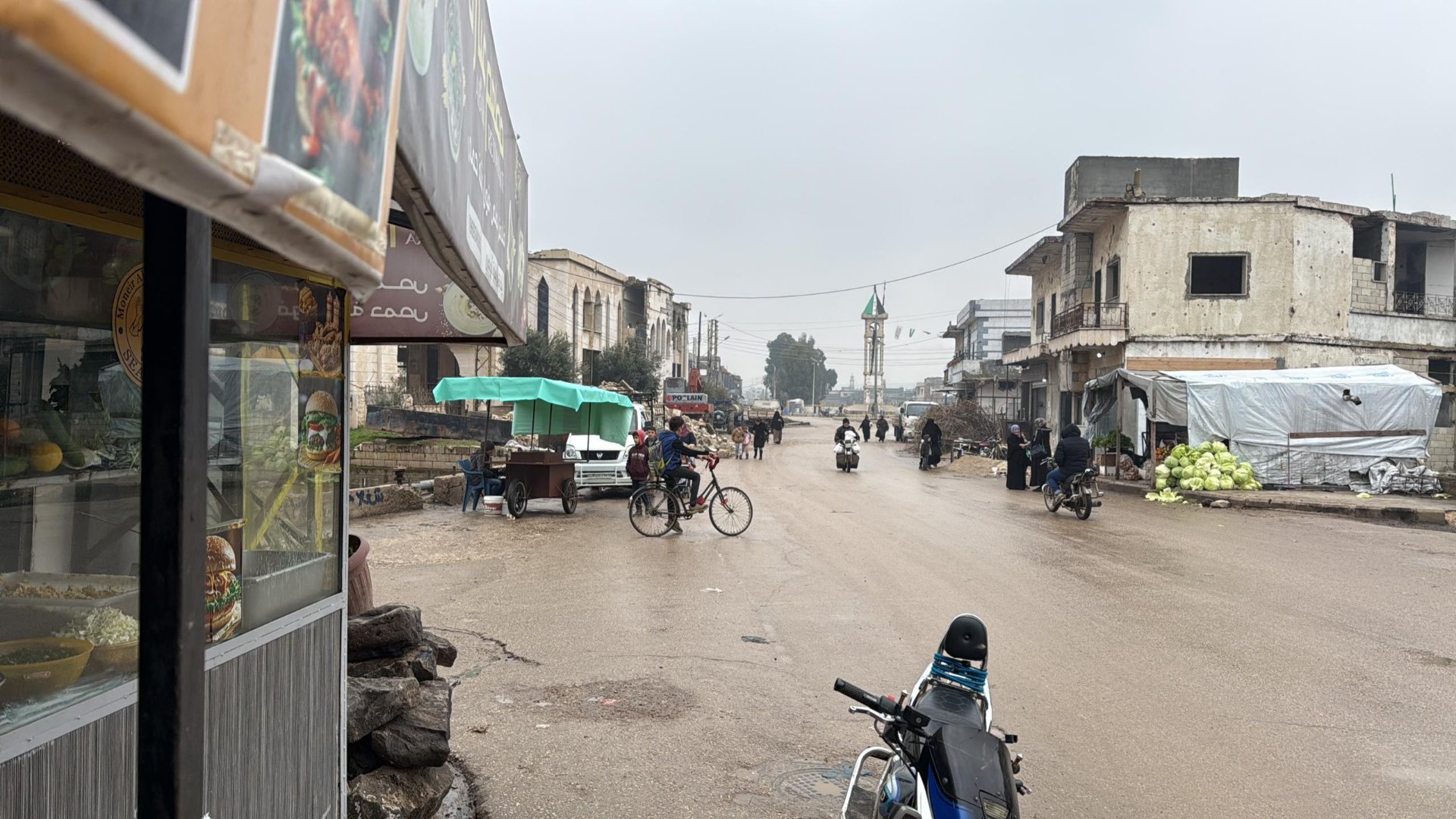 Deadline to remove sidewalk encroachments in the city of Taldu, under penalty of a fine