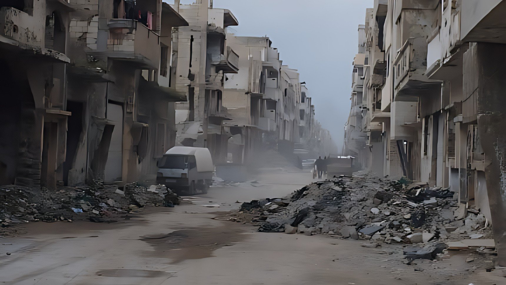 House rubble causes a crisis in Al-Khalidiya neighborhood