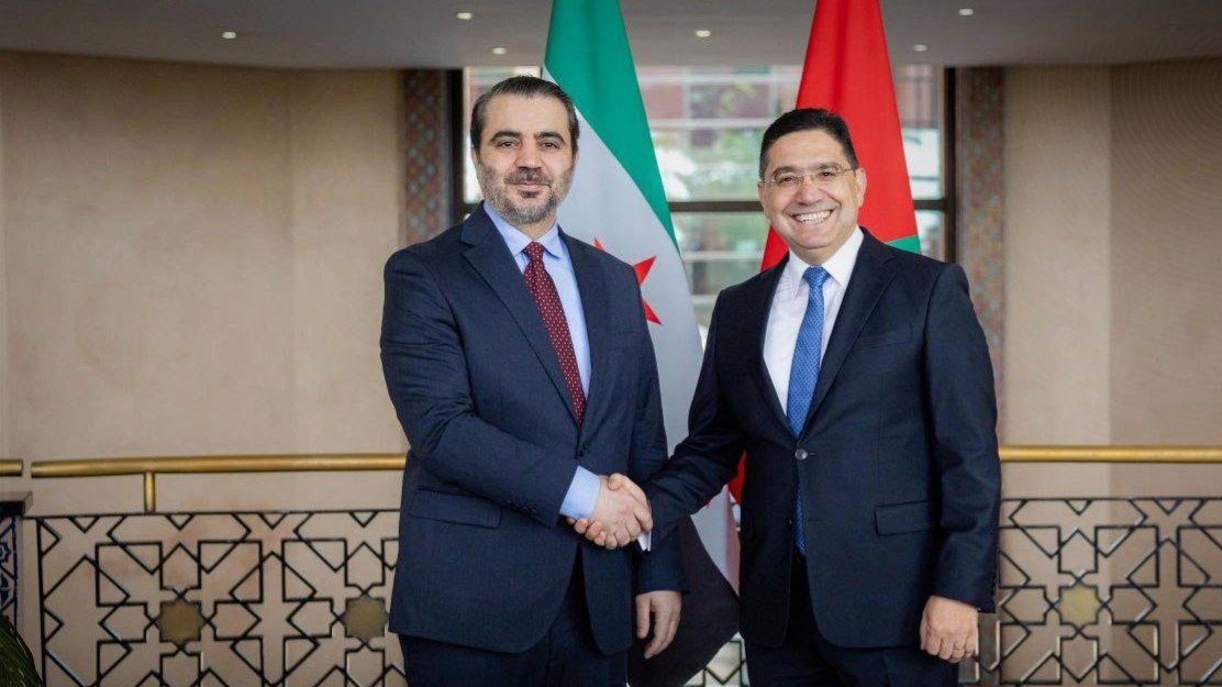 Al-Shaibani in Rabat to Discuss Revitalizing Syrian-Moroccan Relations